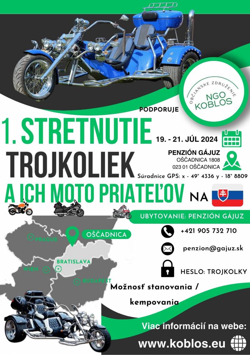 Prvé stretnutie trojkoliek na Slovensku