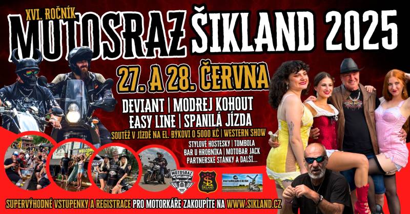 XVI. MOTOSRAZ ŠIKLAND 2025