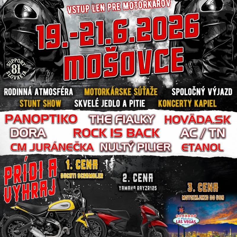 Motozraz Drienok 2026 - 11. ročník