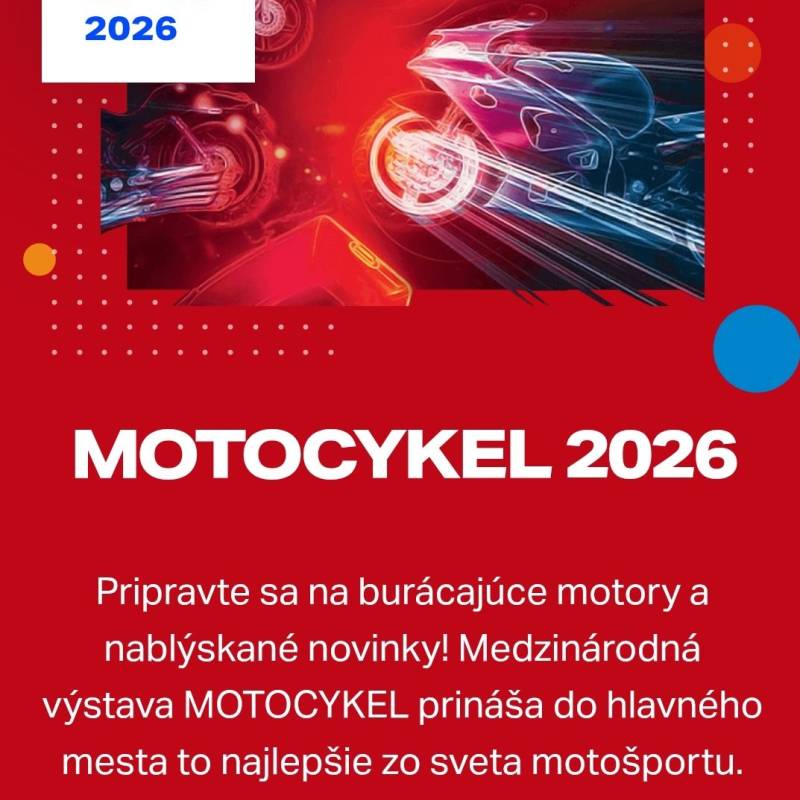 výstava MOTOCYKEL 2026