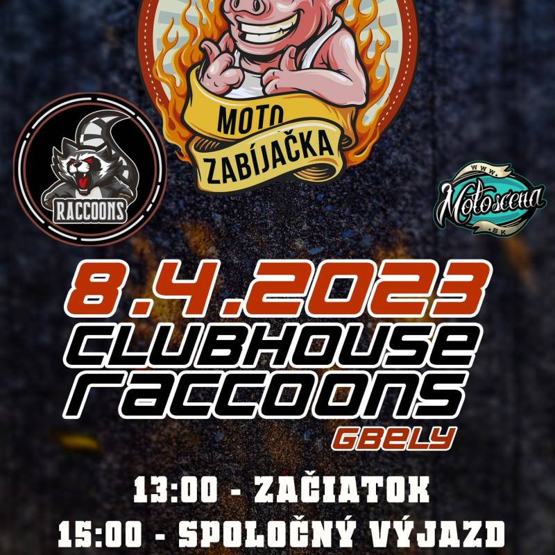 Moto zabíjačka Raccoons