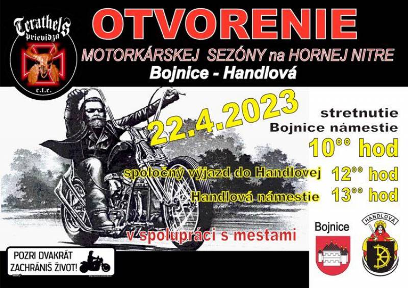 Otvorenie motorkárskej sezóny na hornej Nitre