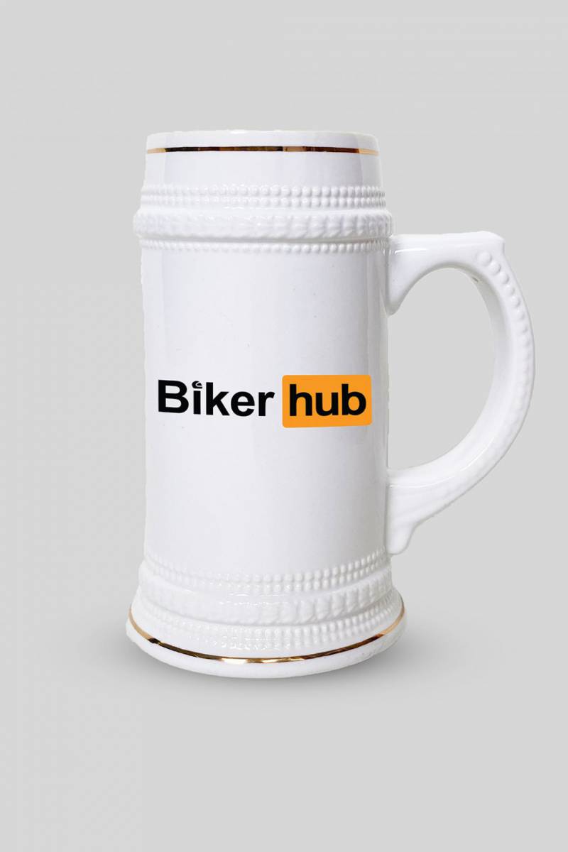 Pivný krígeľ biker hub