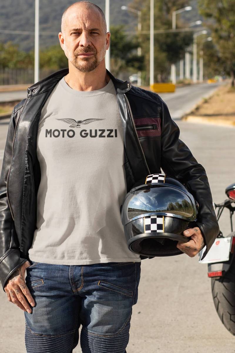 Pánske tričko s logom Moto Guzzi