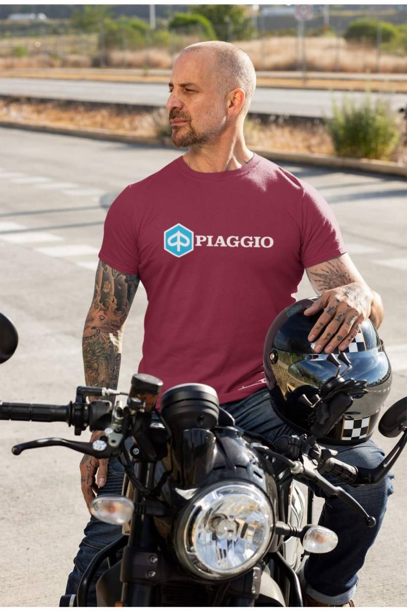 Pánske tričko s logom Piaggio