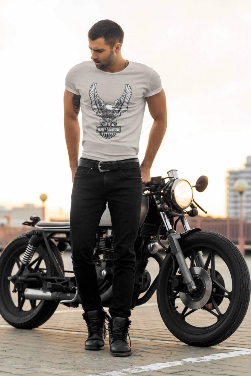 Pánske tričko Harley Davidson orol
