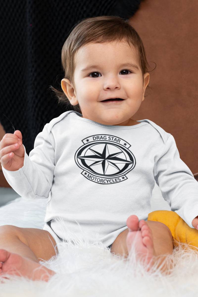 Dojčenské body Yamaha Drag Star logo