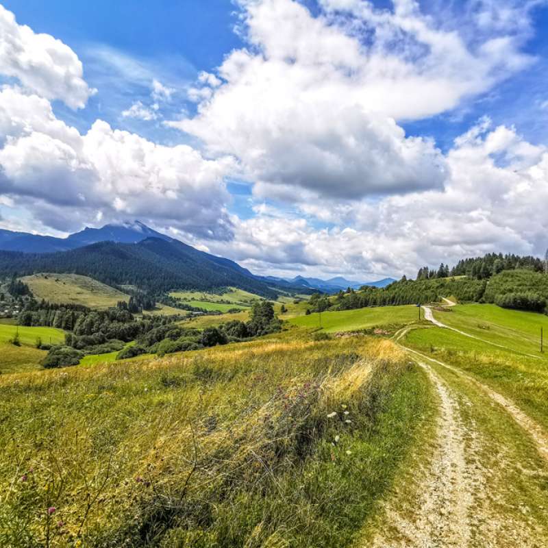 cesta k rozhľadni -cyklotrasa