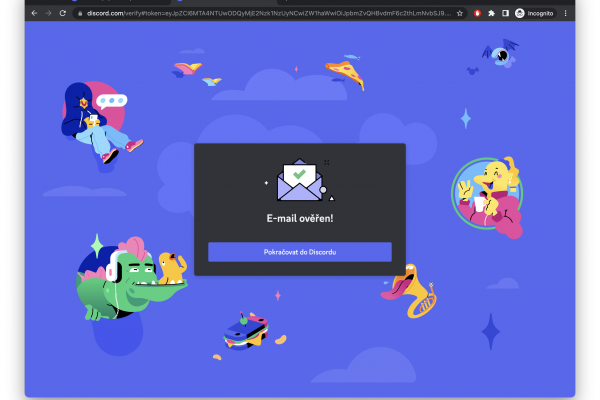 Hotovo! Od teraz môžeš používať Discord